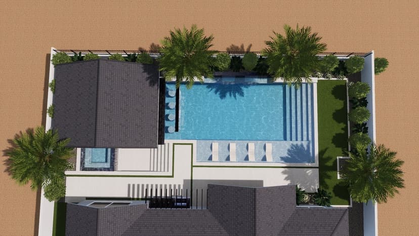 Landscape, real project